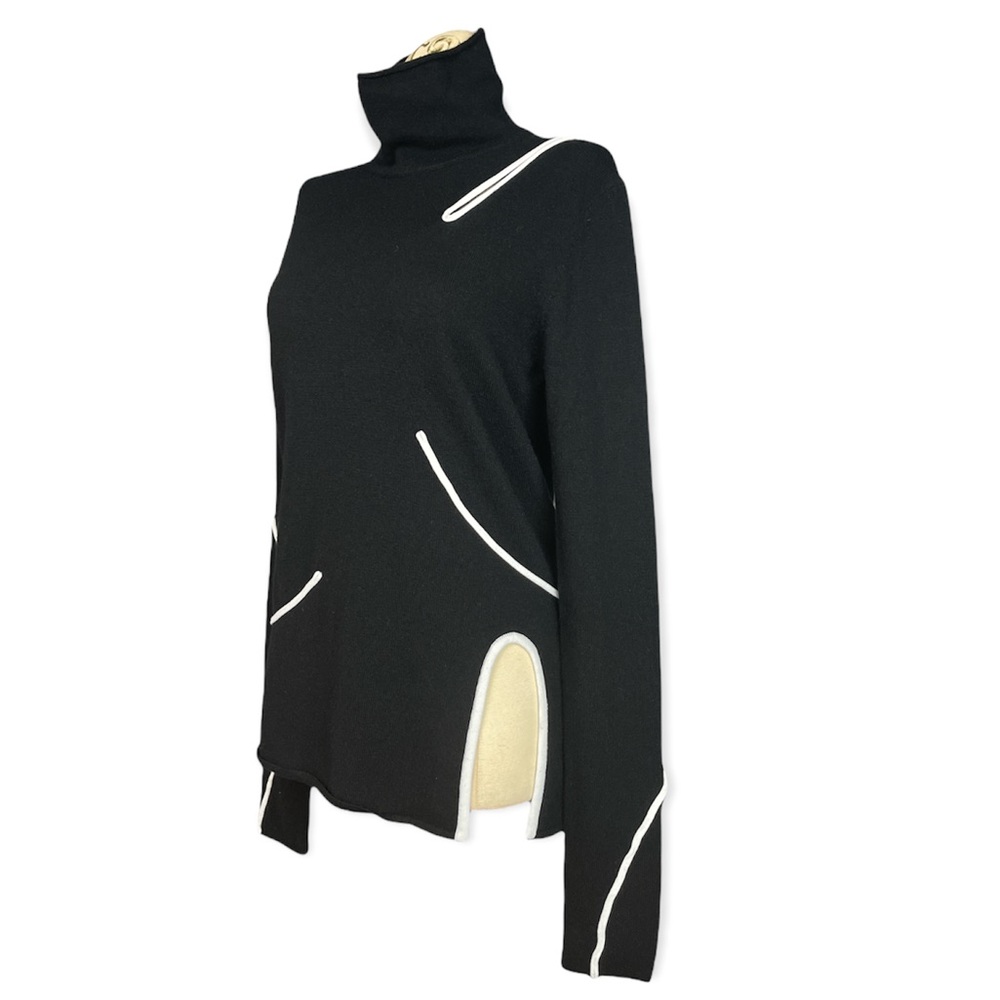 Derek Lam 10 Crosby Cashmere Black Sweater Size Small